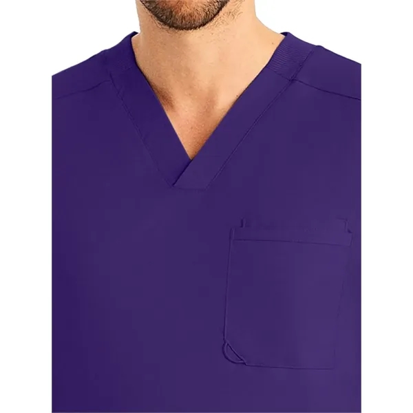 Landau ProFlex Men's Tuckable V-Neck Top... from ASI 86018 Scrub Authority / Uniform Stores