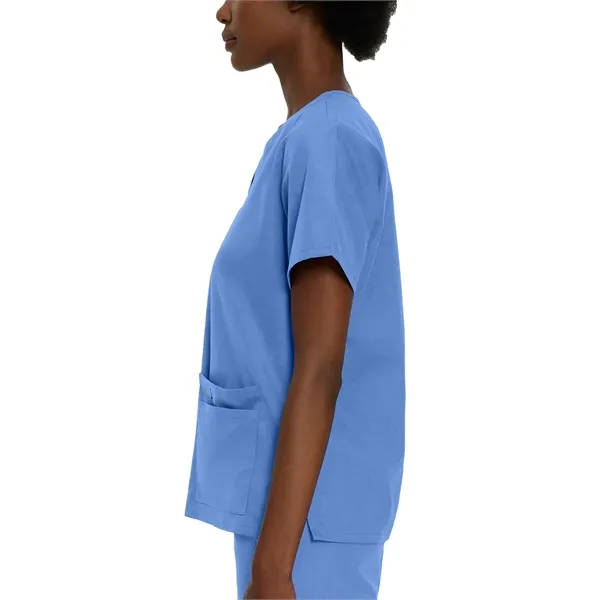 Landau Essentials V-Neck Tunic... from ASI 86018 Scrub Authority / Uniform Stores