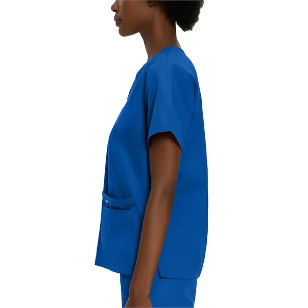 Landau Essentials V-Neck Tunic... from ASI 86018 Scrub Authority / Uniform Stores