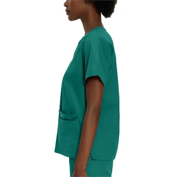 Landau Essentials V-Neck Tunic... from ASI 86018 Scrub Authority / Uniform Stores