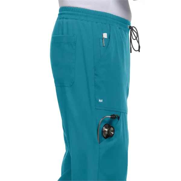 koi - Next Gen - Men's 7-Pocket Jogger Day to Night... from ASI 86018 Scrub Authority / Uniform Stores