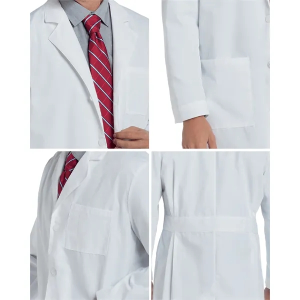 Landau Men's 3-Pocket Mid-Length Lab Coat... from ASI 86018 Scrub Authority / Uniform Stores