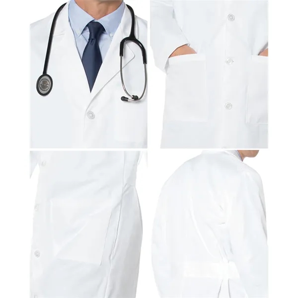 Landau Essentials Men's Traditional Lab Coat... from ASI 86018 Scrub Authority / Uniform Stores