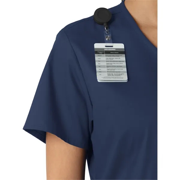 Wink - WORK - Women's Three-Pocket Curved V-Neck Scrub Top... from ASI 86018 Scrub Authority / Uniform Stores