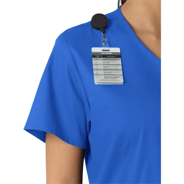 Wink - WORK - Women's Three-Pocket Curved V-Neck Scrub Top... from ASI 86018 Scrub Authority / Uniform Stores