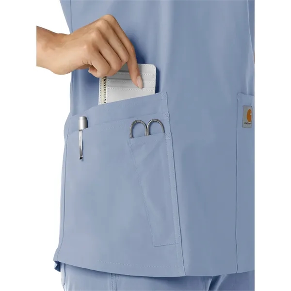 Carhartt - Force Essentials - Women's Four-Pocket V-Neck ...... from ASI 86018 Scrub Authority / Uniform Stores