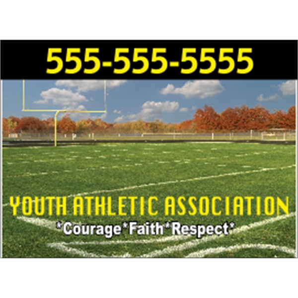 3.75" x 2.75" indoor labels with square corners, four color process... from ASI 89910 Stouse, LLC