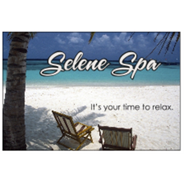 3" x 2" indoor labels with square corners, four color process... from ASI 89910 Stouse, LLC