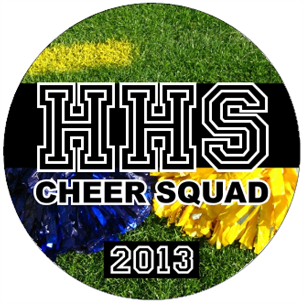 4.5" circle-shaped indoor label with four color process printing and your... from ASI 89910 Stouse, LLC