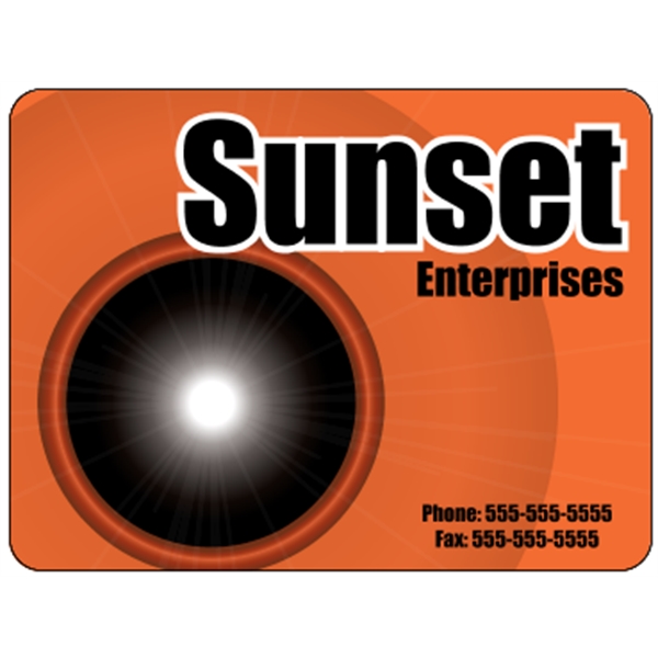 5" x 3.75" indoor labels with round corners, four color process... from ASI 89910 Stouse, LLC