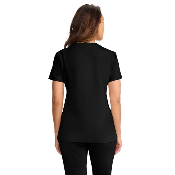 SPI - Medelita - Women's 3-Pocket Ponte V-Neck Scrub Top... from ASI 86018 Scrub Authority