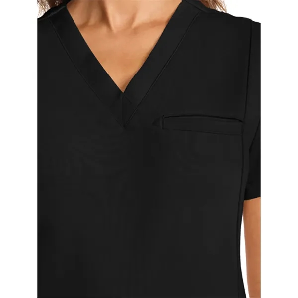 SPI - Medelita - Women's 3-Pocket Ponte V-Neck Scrub Top... from ASI 86018 Scrub Authority