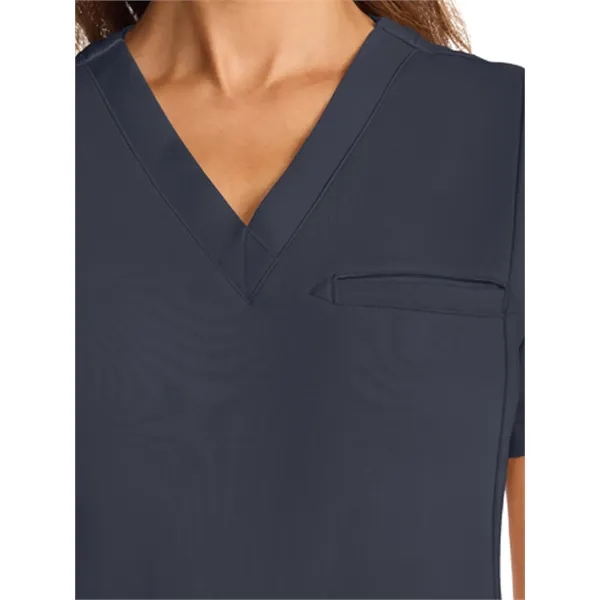 SPI - Medelita - Women's 3-Pocket Ponte V-Neck Scrub Top... from ASI 86018 Scrub Authority