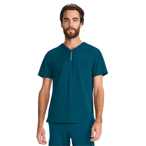 SPI - Medelita - Men's 3-Pocket Ponte Quarter Zip V-Neck ...... from ASI 86018 Scrub Authority