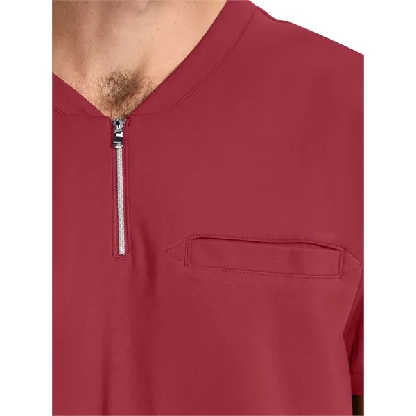SPI - Medelita - Men's 3-Pocket Ponte Quarter Zip V-Neck ...... from ASI 86018 Scrub Authority