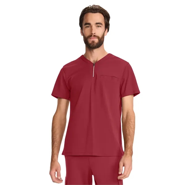 SPI - Medelita - Men's 3-Pocket Ponte Quarter Zip V-Neck ...... from ASI 86018 Scrub Authority