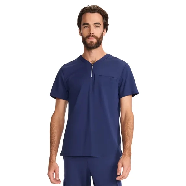 SPI - Medelita - Men's 3-Pocket Ponte Quarter Zip V-Neck ...... from ASI 86018 Scrub Authority