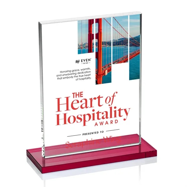 The Emperor VividPrint™ Award is a simple yet elegant 0.5" thick... from ASI 84592 St Regis Group / St Regis