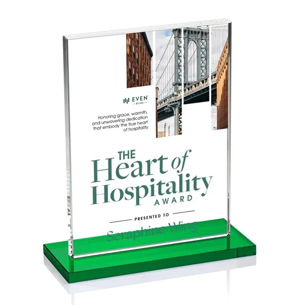 The Emperor VividPrint™ Award is a simple yet elegant 0.5" thick... from ASI 84592 St Regis Group / St Regis