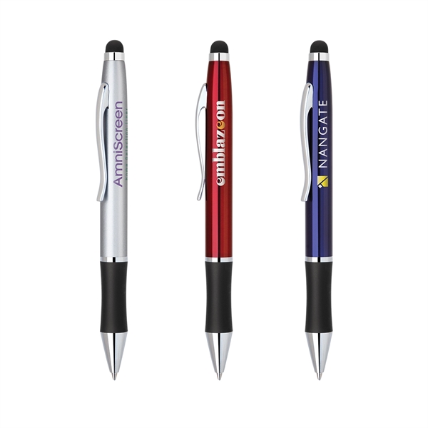 5" long brass twist-action ballpoint pen with a metallic coating cap,... from ASI 68190 Lungsal / Lungsal