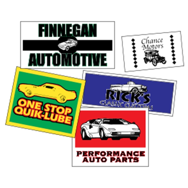 Butt-cut roll labels with a one color imprint.... from ASI 89910 Stouse, LLC