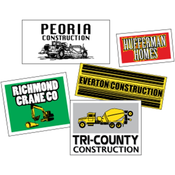 Butt-cut roll labels with a one color imprint.... from ASI 89910 Stouse, LLC