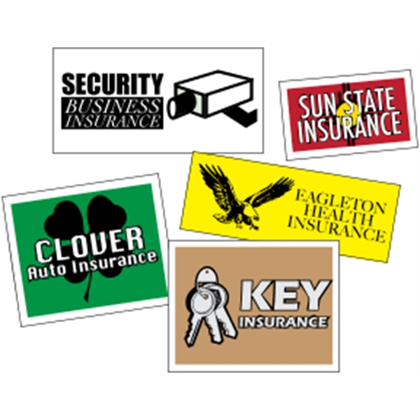 Butt-cut roll labels with a one color imprint.... from ASI 89910 Stouse, LLC