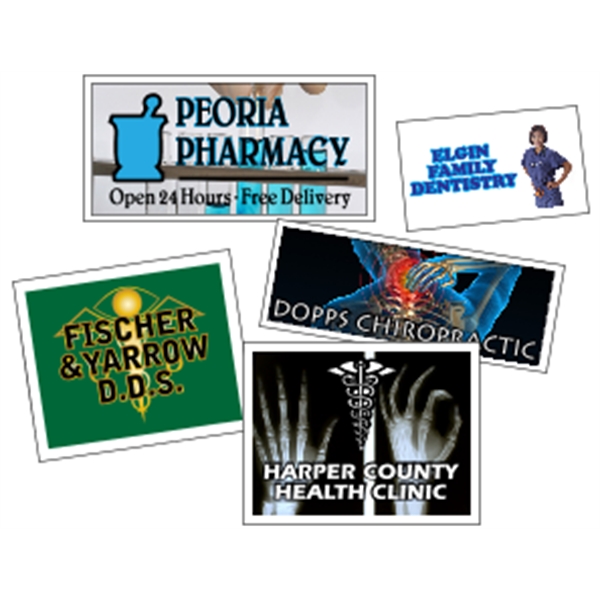 Butt-cut roll labels with a four color process imprint.... from ASI 89910 Stouse, LLC