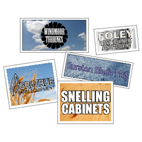 Butt-cut roll labels with a four color process imprint.... from ASI 89910 Stouse, LLC