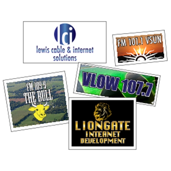 Butt-cut roll labels with a four color process imprint.... from ASI 89910 Stouse, LLC