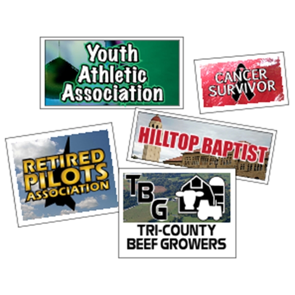 Butt-cut roll labels with a four color process imprint.... from ASI 89910 Stouse, LLC