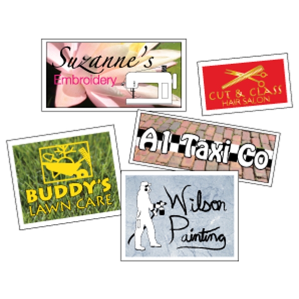 Butt-cut roll labels with a four color process imprint.... from ASI 89910 Stouse, LLC