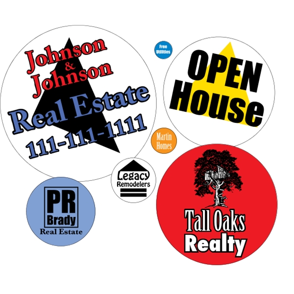 Circle shaped labels on roll.... from ASI 89910 Stouse, LLC