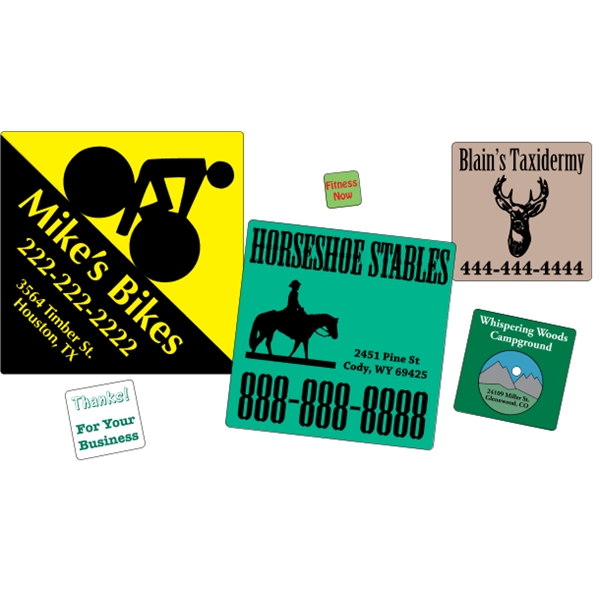 Square shaped labels on roll.... from ASI 89910 Stouse, LLC