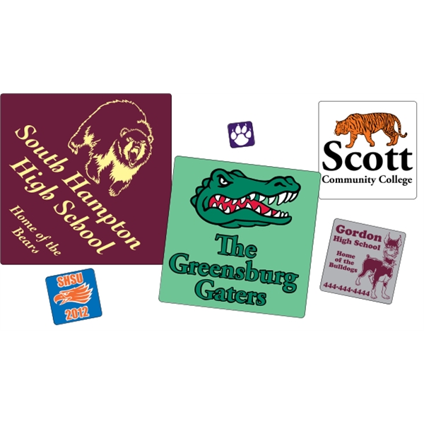 Square shaped labels on roll.... from ASI 89910 Stouse, LLC