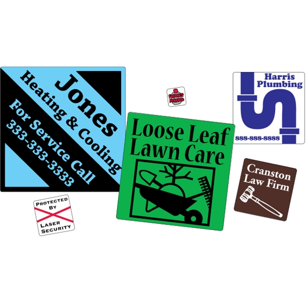 Square shaped labels on roll.... from ASI 89910 Stouse, LLC