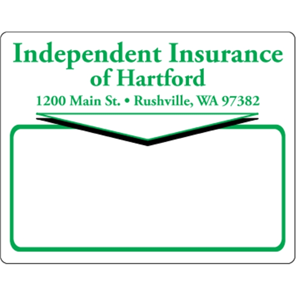 5" x 3.9375" roll labels supplied on pressure-sensitive white matte paper.... from ASI 89910 Stouse, LLC