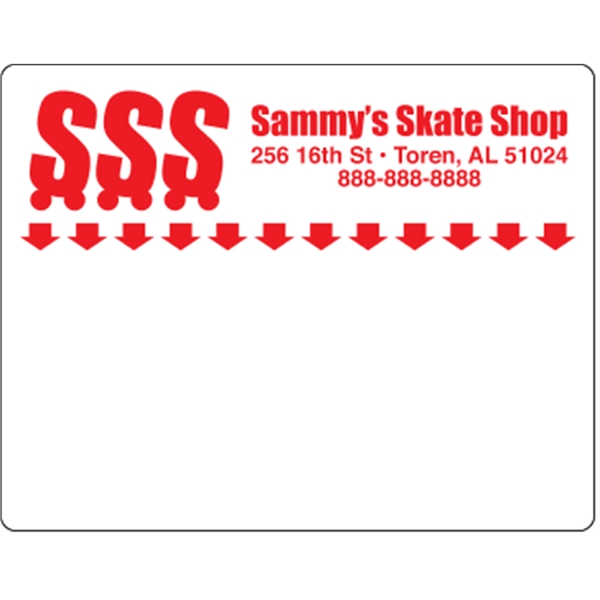 5" x 3.9375" roll labels supplied on pressure-sensitive white matte paper.... from ASI 89910 Stouse, LLC