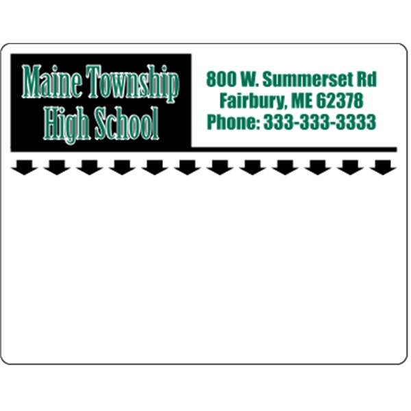 5" x 3.9375" roll labels supplied on pressure-sensitive white matte paper.... from ASI 89910 Stouse, LLC