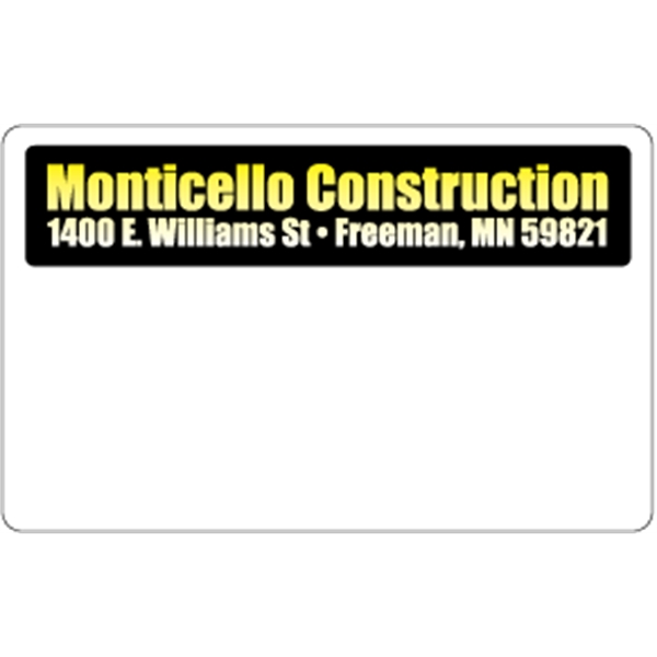 4" x 2.5" roll labels supplied on pressure-sensitive white matte paper.... from ASI 89910 Stouse, LLC