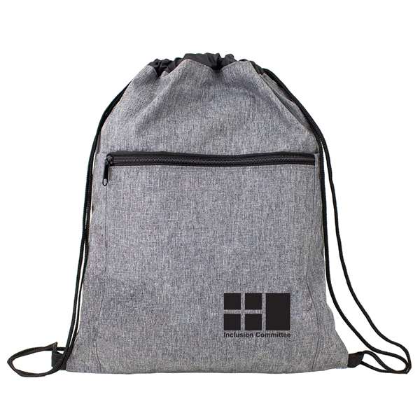 Heathered drawstring backpack lets you carry your belongings in style!... from ASI 34800 Alstar Creations / Alstar Line