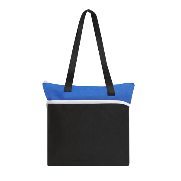 Zippered shoulder tote. Made of 600d polyester.  29" handles.... from ASI 34046 Allcasion Travelware Co