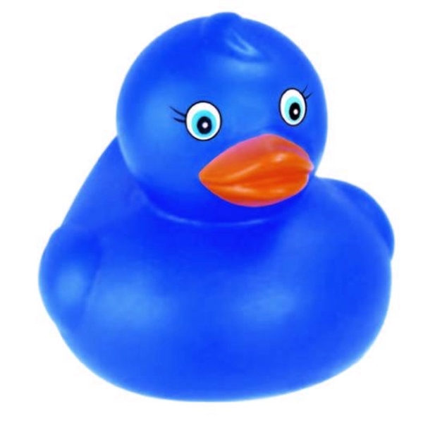 Rubber Cute Blueberry Duck. Floatable Rubber toy. Balanced and weighted.... from ASI 57705 Goodview Industries Co Inc