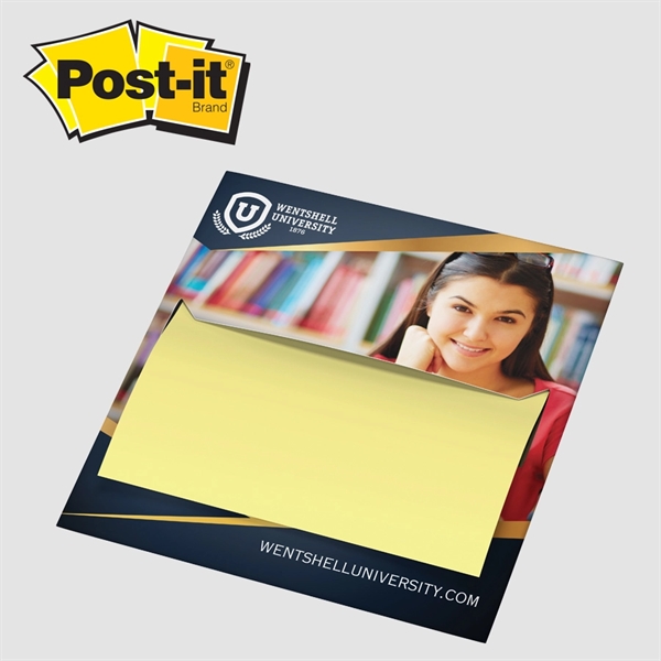 Mobile pack of 25 adhesive notes in canary yellow.... from ASI 91240 3M/Promotional Markets Dept
