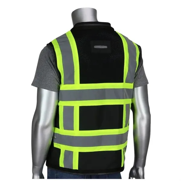 Black TT 11 Pocket Tech-Ready Mesh Surveyors Vest... from ASI 89320 Starline USA Inc