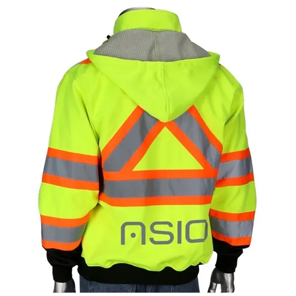 Two-Tone X-Back Full Zip Grid Fleece Sweatshirt... from ASI 89320 Starline USA Inc