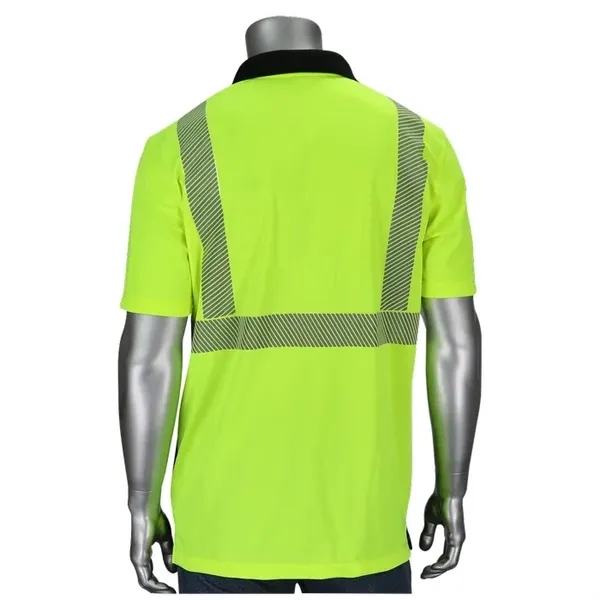 Class 2 Polo Shirt with Black Bottom Front... from ASI 89320 Starline USA Inc