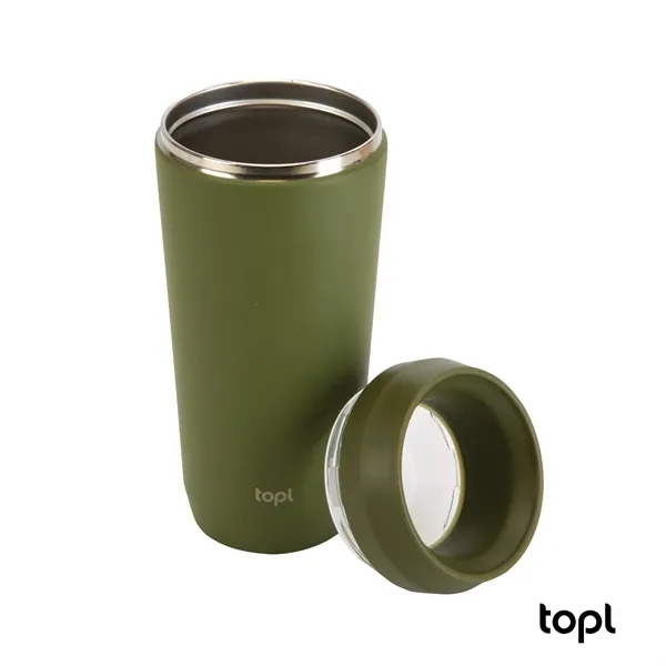 TOPL® 16 oz. Double Wall, Recycled Stainless Steel 360deg...... from ASI 67866 Logomark/Valumark