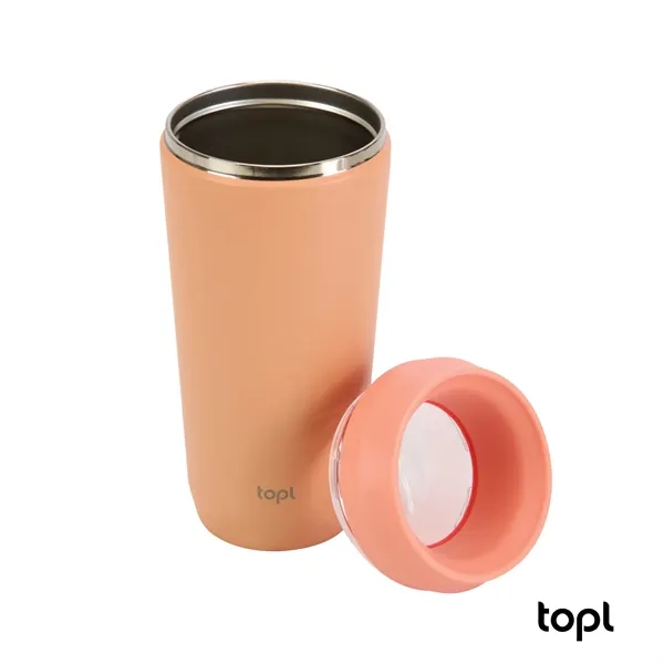 TOPL® 16 oz. Double Wall, Recycled Stainless Steel 360deg...... from ASI 67866 Logomark/Valumark