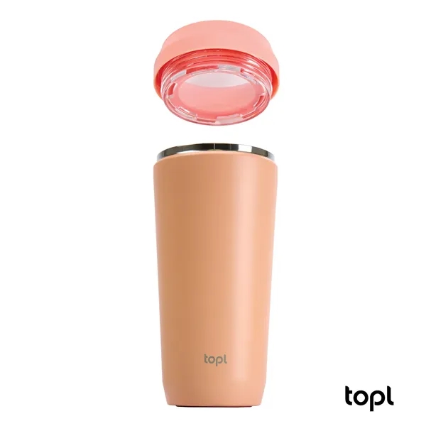 TOPL® 16 oz. Double Wall, Recycled Stainless Steel 360deg...... from ASI 67866 Logomark/Valumark